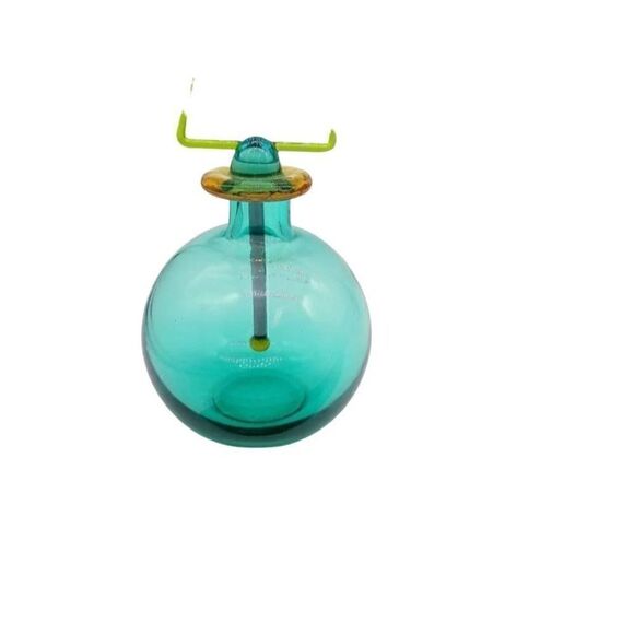 Murano Italy Art Glass Perfume Bottle - Signed V. Nason - Geometrical Stopper - Picture 6 of 12